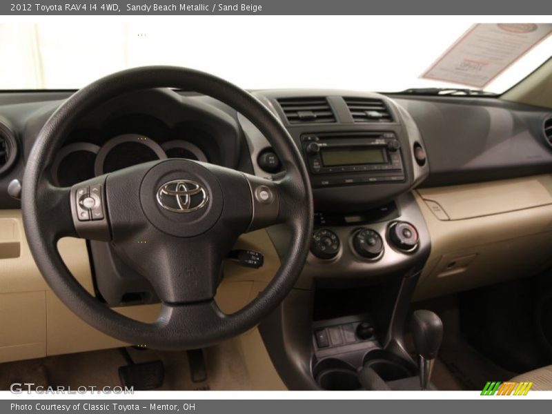 Sandy Beach Metallic / Sand Beige 2012 Toyota RAV4 I4 4WD