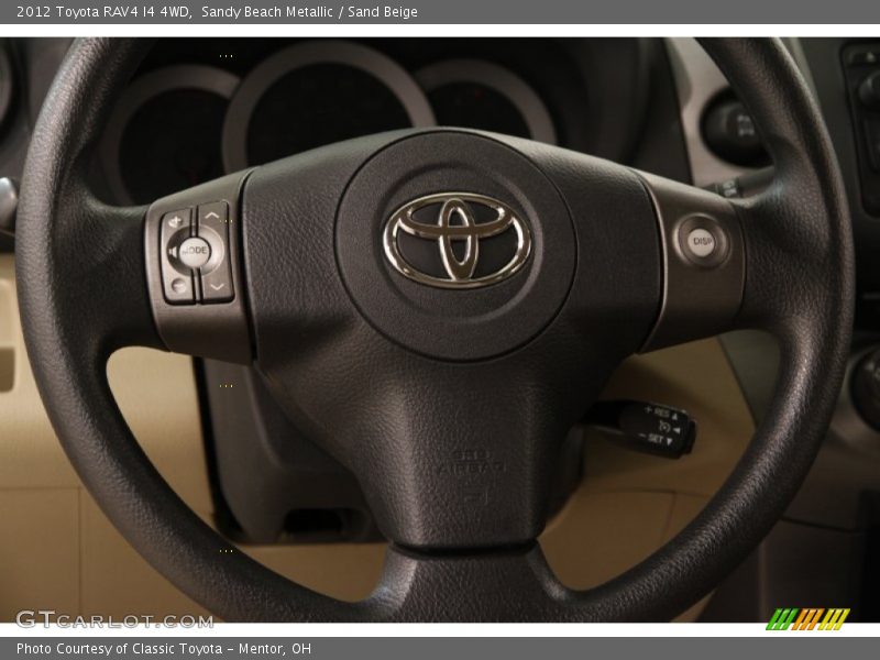 Sandy Beach Metallic / Sand Beige 2012 Toyota RAV4 I4 4WD