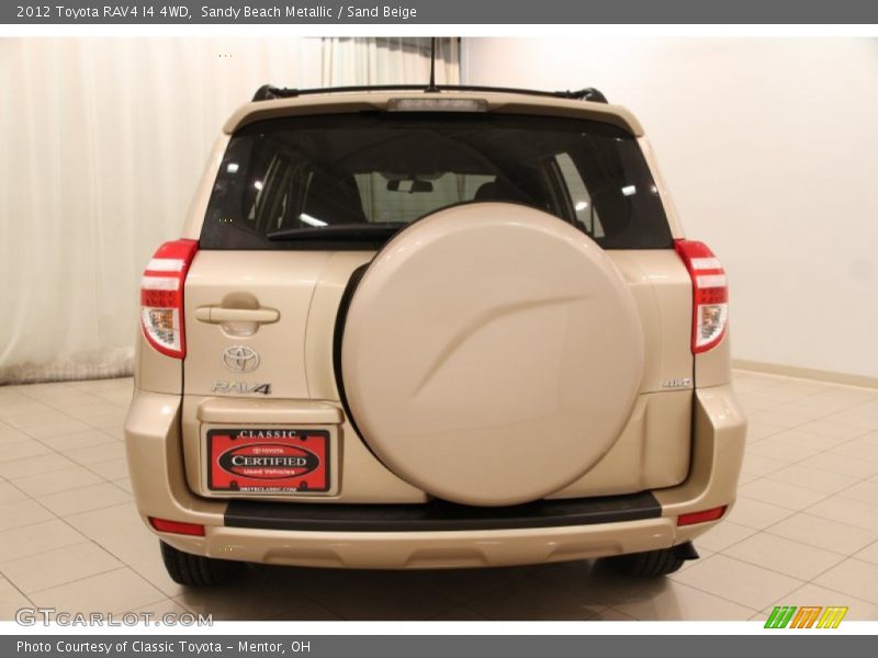 Sandy Beach Metallic / Sand Beige 2012 Toyota RAV4 I4 4WD