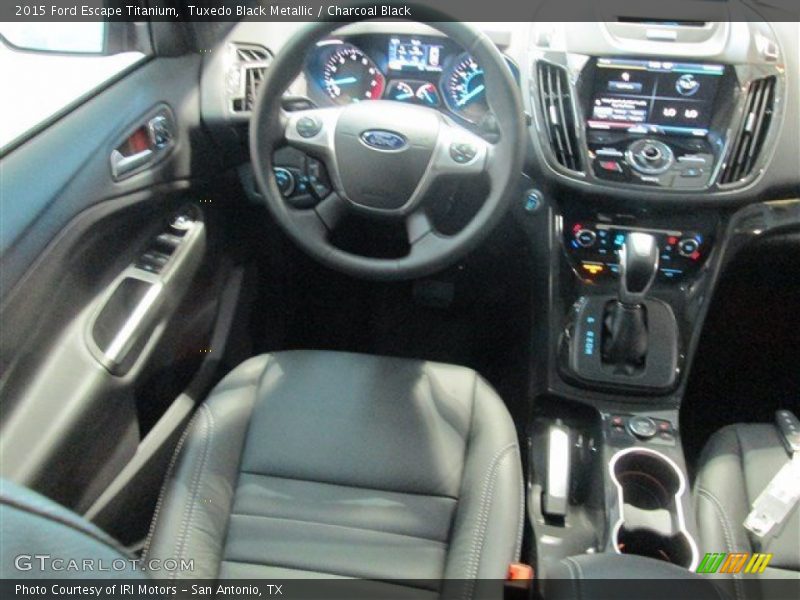 Tuxedo Black Metallic / Charcoal Black 2015 Ford Escape Titanium