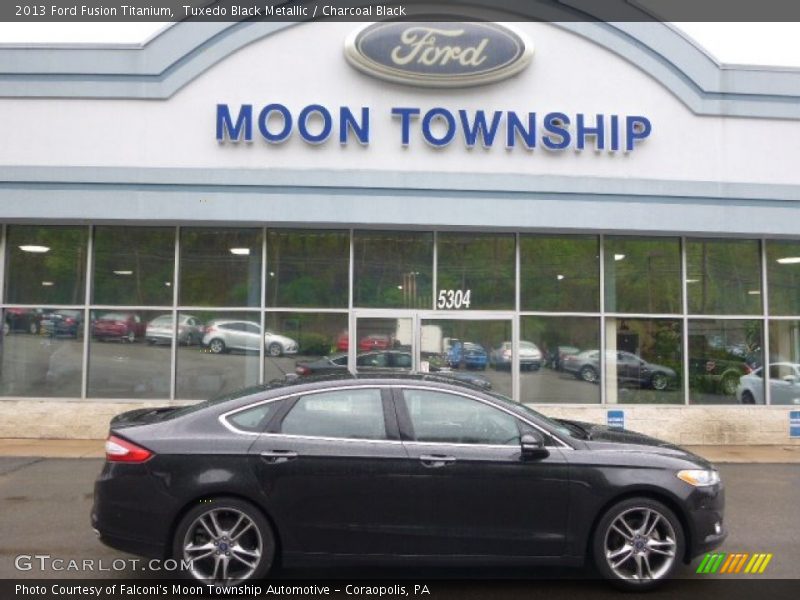 Tuxedo Black Metallic / Charcoal Black 2013 Ford Fusion Titanium