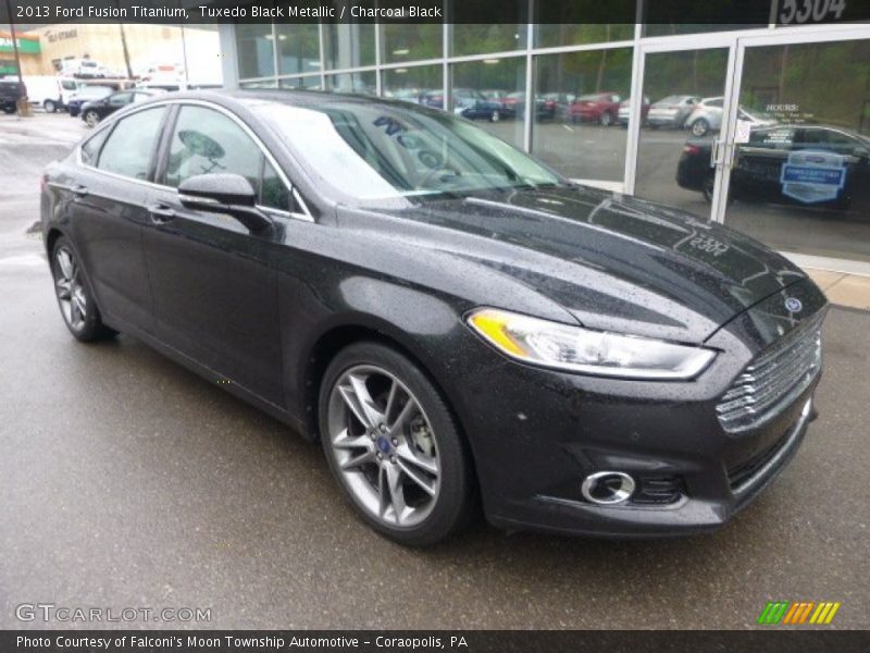 Tuxedo Black Metallic / Charcoal Black 2013 Ford Fusion Titanium