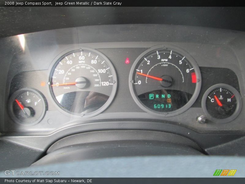 Jeep Green Metallic / Dark Slate Gray 2008 Jeep Compass Sport