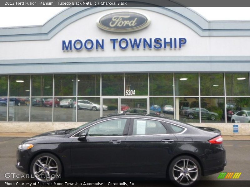 Tuxedo Black Metallic / Charcoal Black 2013 Ford Fusion Titanium