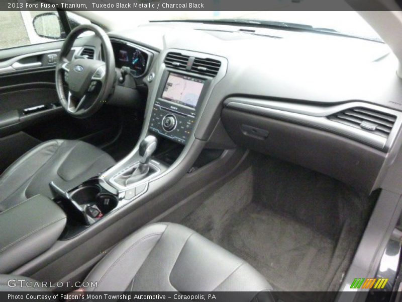 Tuxedo Black Metallic / Charcoal Black 2013 Ford Fusion Titanium