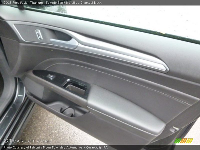 Tuxedo Black Metallic / Charcoal Black 2013 Ford Fusion Titanium