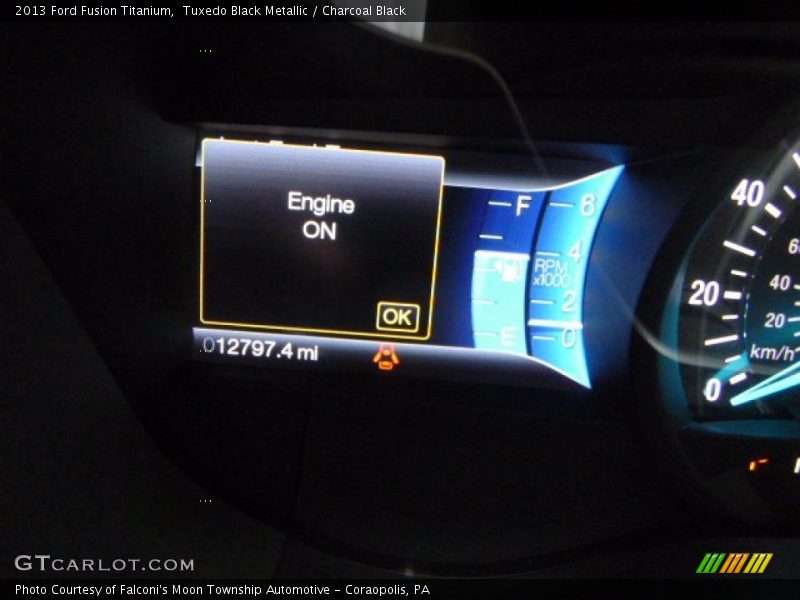 Tuxedo Black Metallic / Charcoal Black 2013 Ford Fusion Titanium
