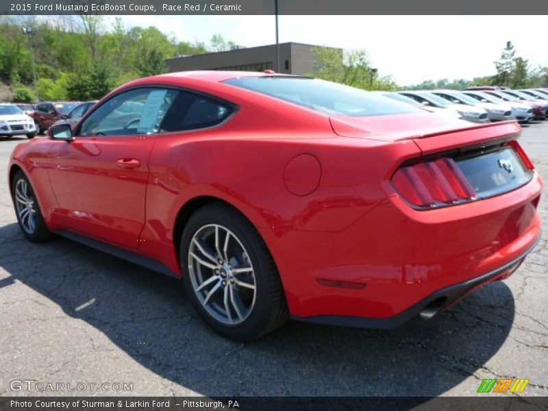 Race Red / Ceramic 2015 Ford Mustang EcoBoost Coupe