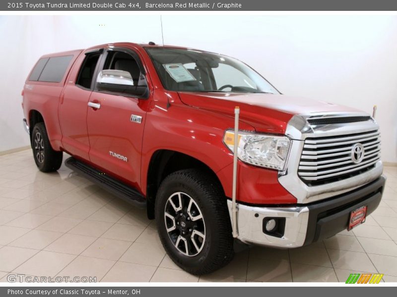 Barcelona Red Metallic / Graphite 2015 Toyota Tundra Limited Double Cab 4x4