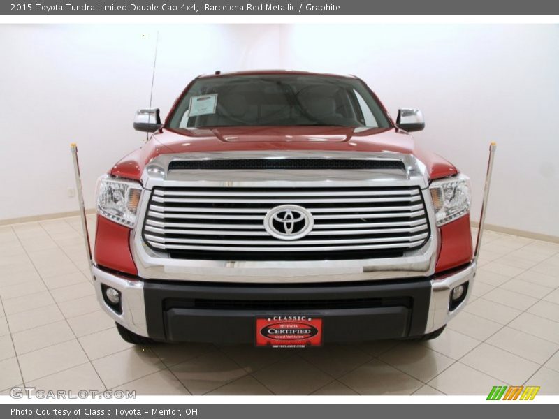 Barcelona Red Metallic / Graphite 2015 Toyota Tundra Limited Double Cab 4x4