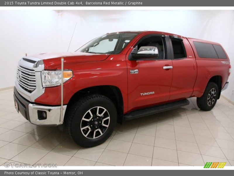 Barcelona Red Metallic / Graphite 2015 Toyota Tundra Limited Double Cab 4x4