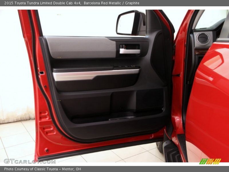 Barcelona Red Metallic / Graphite 2015 Toyota Tundra Limited Double Cab 4x4
