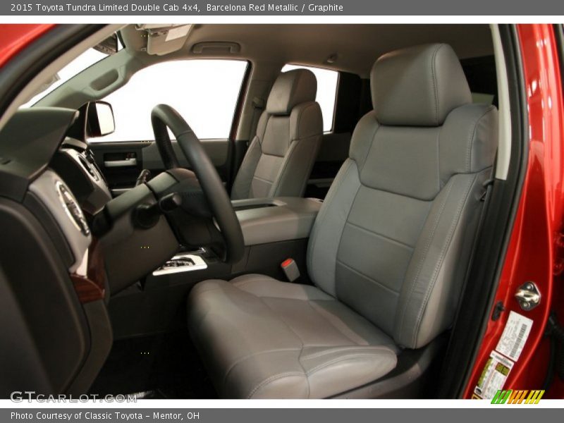 Barcelona Red Metallic / Graphite 2015 Toyota Tundra Limited Double Cab 4x4
