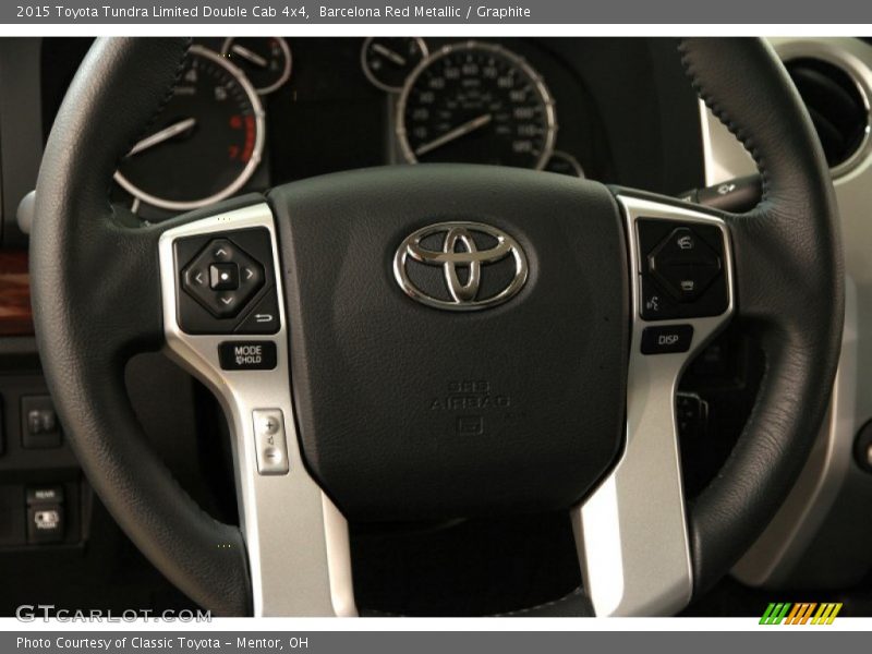 Barcelona Red Metallic / Graphite 2015 Toyota Tundra Limited Double Cab 4x4