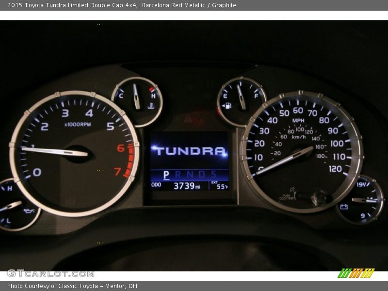 Barcelona Red Metallic / Graphite 2015 Toyota Tundra Limited Double Cab 4x4