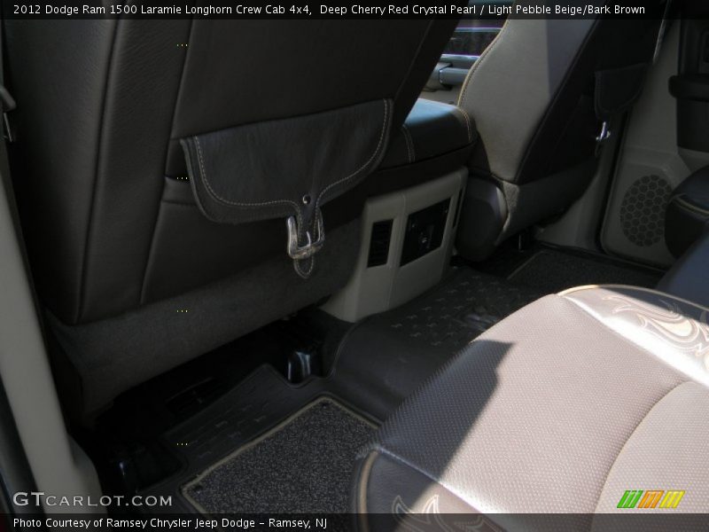 Deep Cherry Red Crystal Pearl / Light Pebble Beige/Bark Brown 2012 Dodge Ram 1500 Laramie Longhorn Crew Cab 4x4