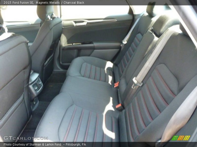 Magnetic Metallic / Charcoal Black 2015 Ford Fusion SE