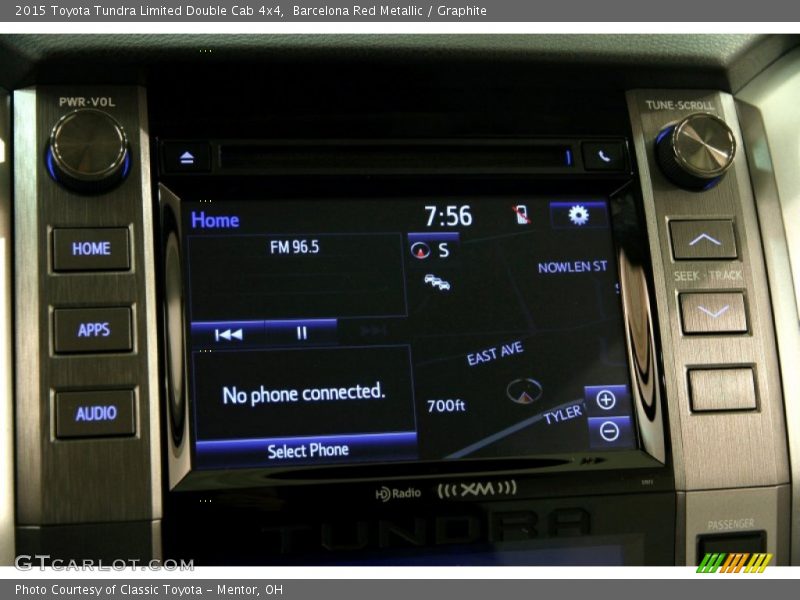 Barcelona Red Metallic / Graphite 2015 Toyota Tundra Limited Double Cab 4x4