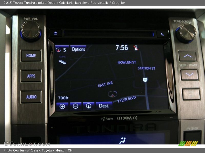 Barcelona Red Metallic / Graphite 2015 Toyota Tundra Limited Double Cab 4x4