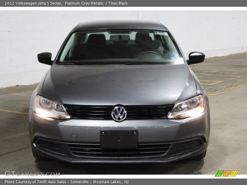 Platinum Gray Metallic / Titan Black 2012 Volkswagen Jetta S Sedan