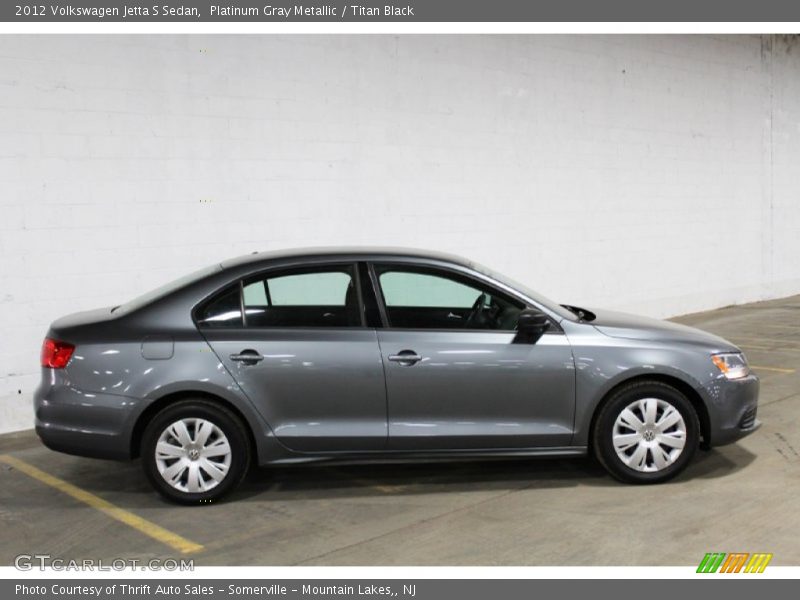 Platinum Gray Metallic / Titan Black 2012 Volkswagen Jetta S Sedan