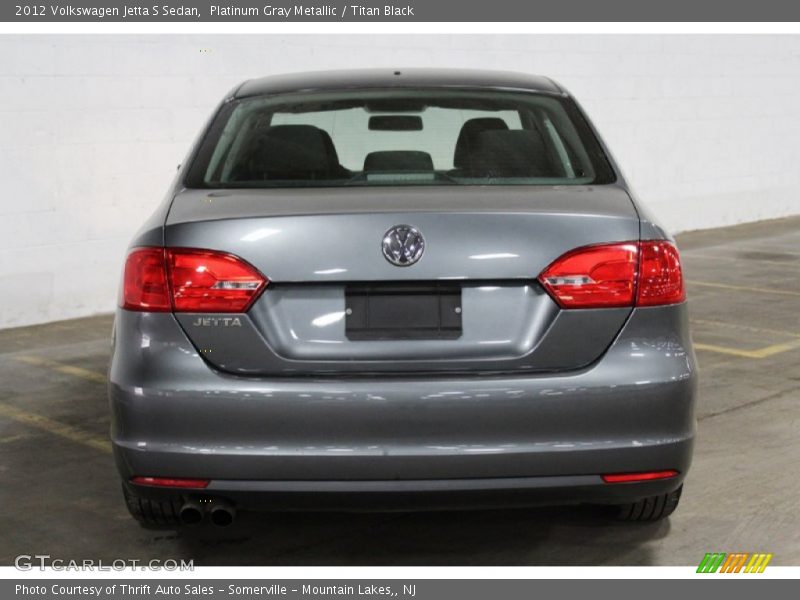 Platinum Gray Metallic / Titan Black 2012 Volkswagen Jetta S Sedan