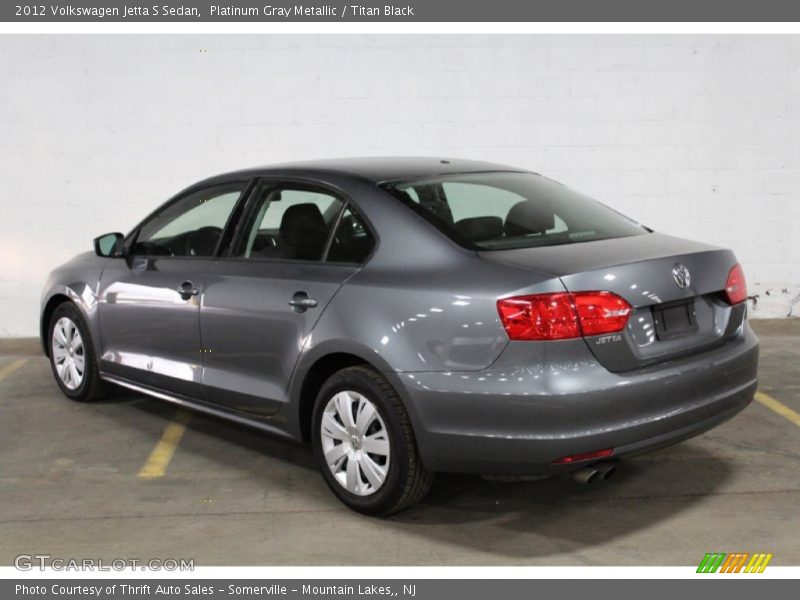 Platinum Gray Metallic / Titan Black 2012 Volkswagen Jetta S Sedan