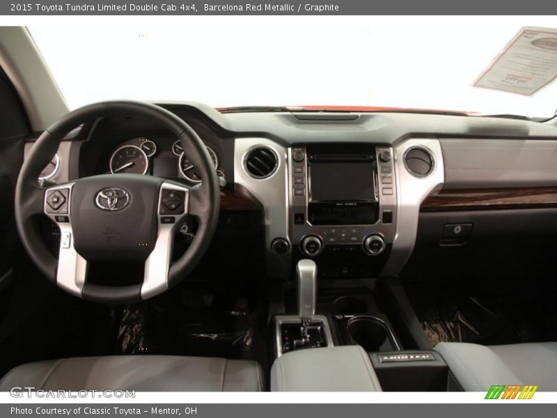 Barcelona Red Metallic / Graphite 2015 Toyota Tundra Limited Double Cab 4x4