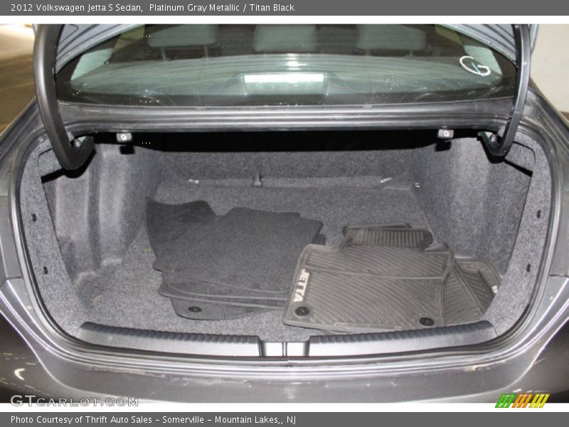 Platinum Gray Metallic / Titan Black 2012 Volkswagen Jetta S Sedan