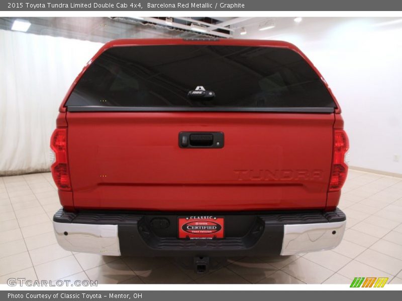 Barcelona Red Metallic / Graphite 2015 Toyota Tundra Limited Double Cab 4x4