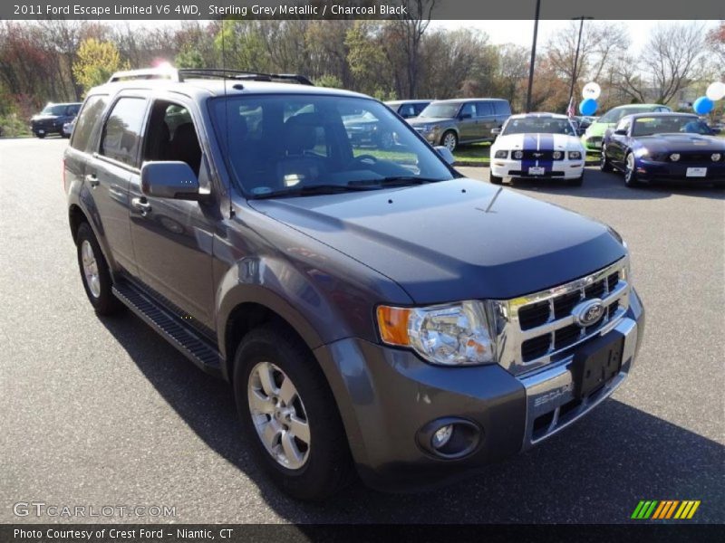 Sterling Grey Metallic / Charcoal Black 2011 Ford Escape Limited V6 4WD