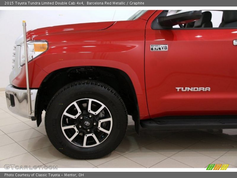 Barcelona Red Metallic / Graphite 2015 Toyota Tundra Limited Double Cab 4x4