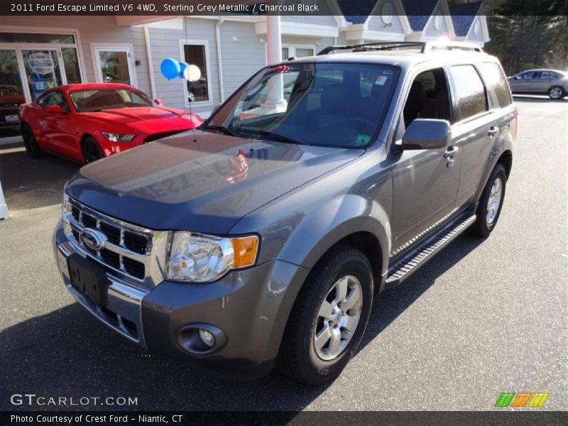 Sterling Grey Metallic / Charcoal Black 2011 Ford Escape Limited V6 4WD