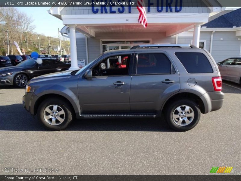 Sterling Grey Metallic / Charcoal Black 2011 Ford Escape Limited V6 4WD