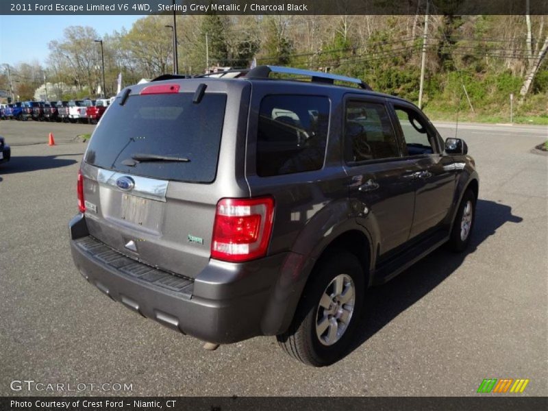 Sterling Grey Metallic / Charcoal Black 2011 Ford Escape Limited V6 4WD