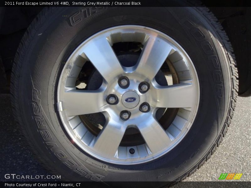 Sterling Grey Metallic / Charcoal Black 2011 Ford Escape Limited V6 4WD
