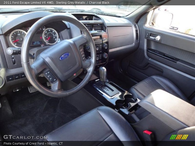 Sterling Grey Metallic / Charcoal Black 2011 Ford Escape Limited V6 4WD