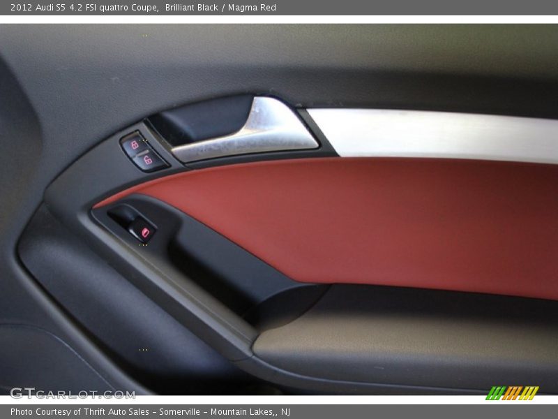 Brilliant Black / Magma Red 2012 Audi S5 4.2 FSI quattro Coupe