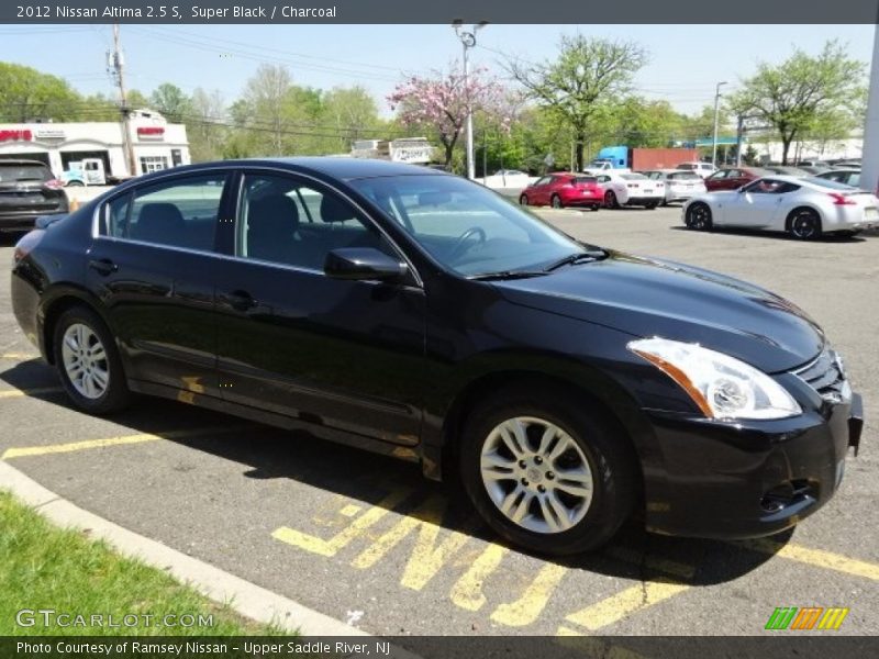 Super Black / Charcoal 2012 Nissan Altima 2.5 S