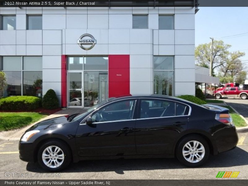 Super Black / Charcoal 2012 Nissan Altima 2.5 S
