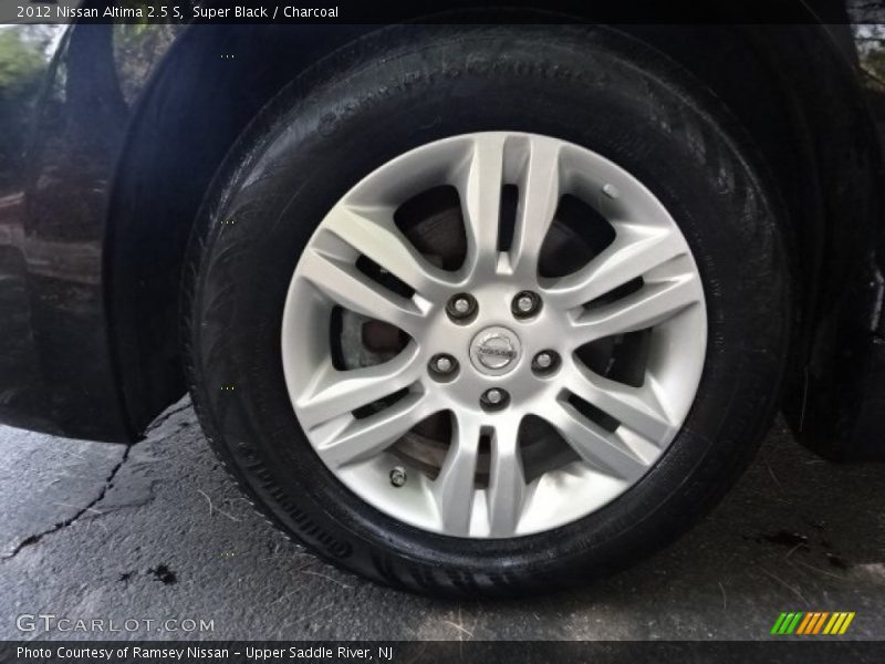 Super Black / Charcoal 2012 Nissan Altima 2.5 S