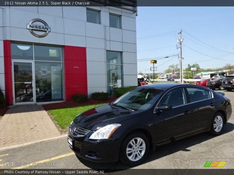 Super Black / Charcoal 2012 Nissan Altima 2.5 S