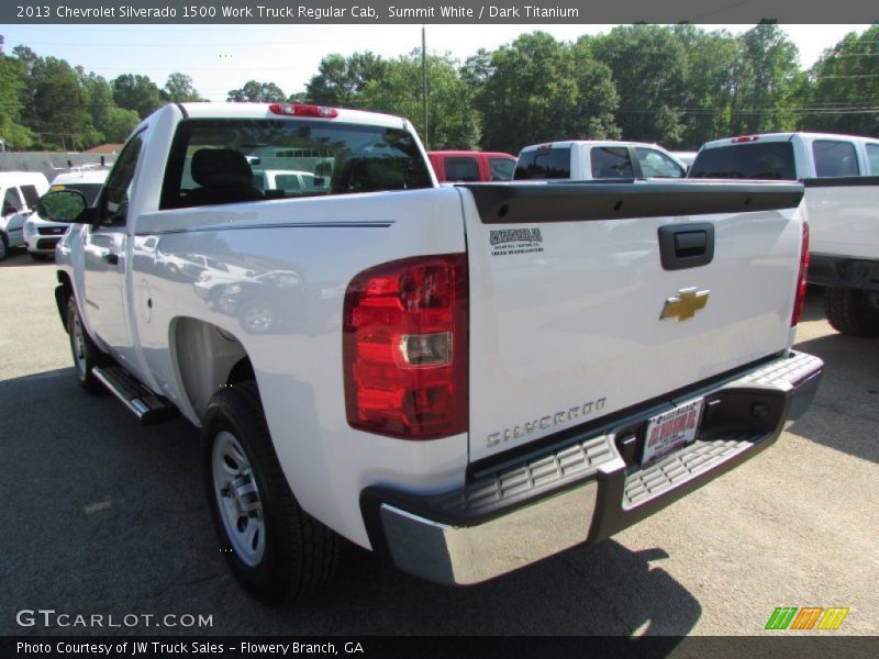 Summit White / Dark Titanium 2013 Chevrolet Silverado 1500 Work Truck Regular Cab