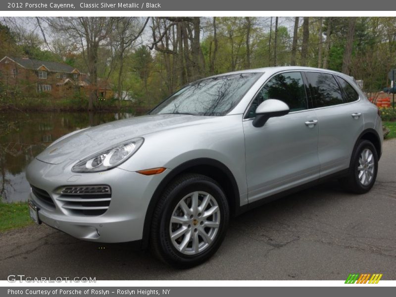 Classic Silver Metallic / Black 2012 Porsche Cayenne