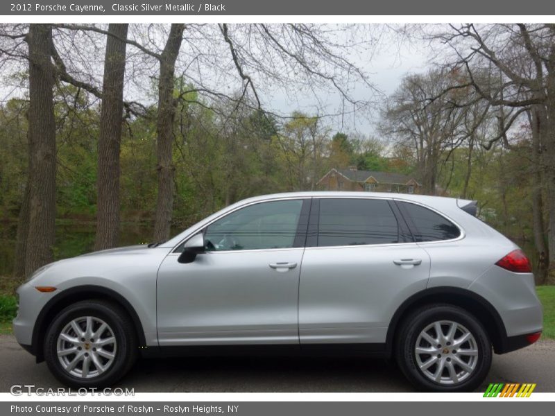 Classic Silver Metallic / Black 2012 Porsche Cayenne