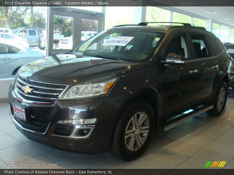 Tungsten Metallic / Ebony 2015 Chevrolet Traverse LT AWD