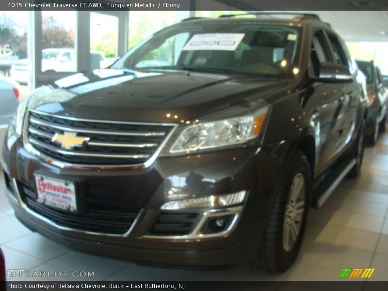 Tungsten Metallic / Ebony 2015 Chevrolet Traverse LT AWD