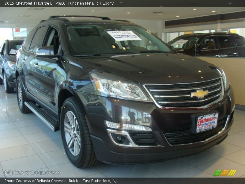 Tungsten Metallic / Ebony 2015 Chevrolet Traverse LT AWD