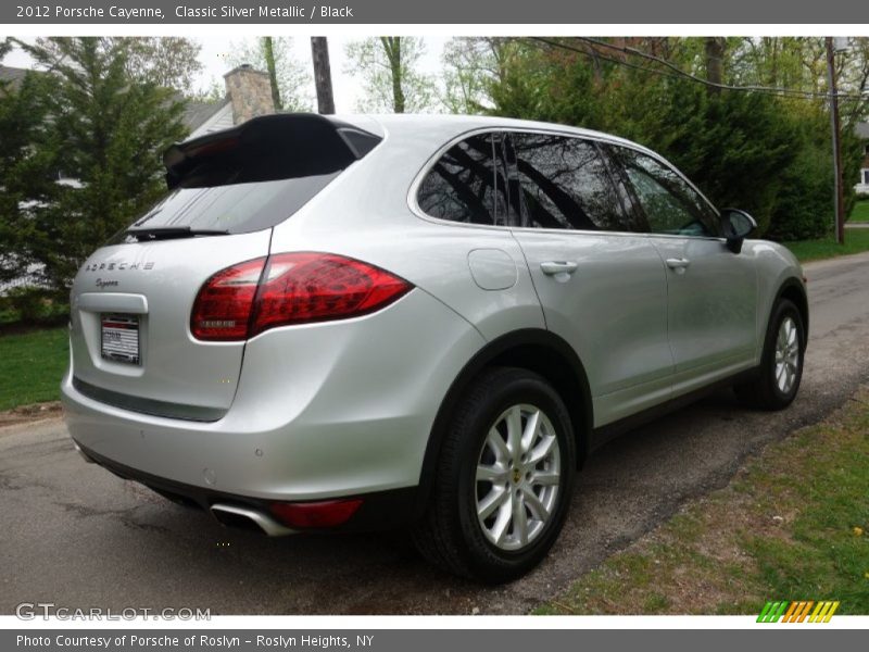 Classic Silver Metallic / Black 2012 Porsche Cayenne
