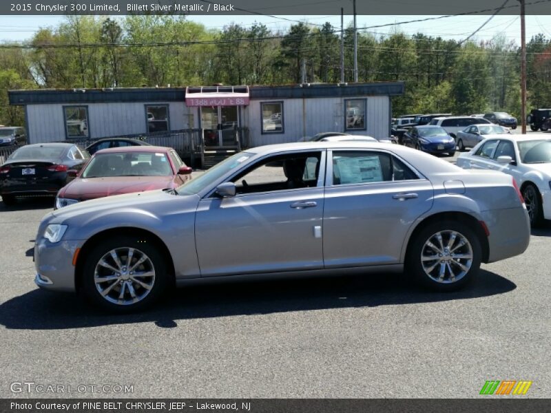 Billett Silver Metallic / Black 2015 Chrysler 300 Limited